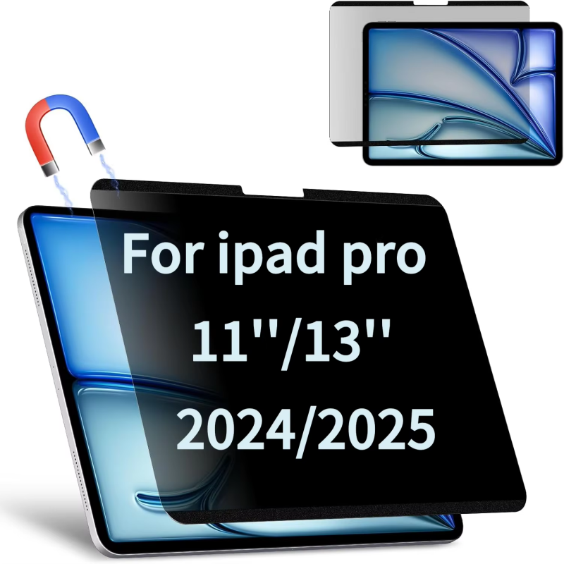 Matte Anti Glare Screen - Magnetic Privacy Screen Protector for iPad