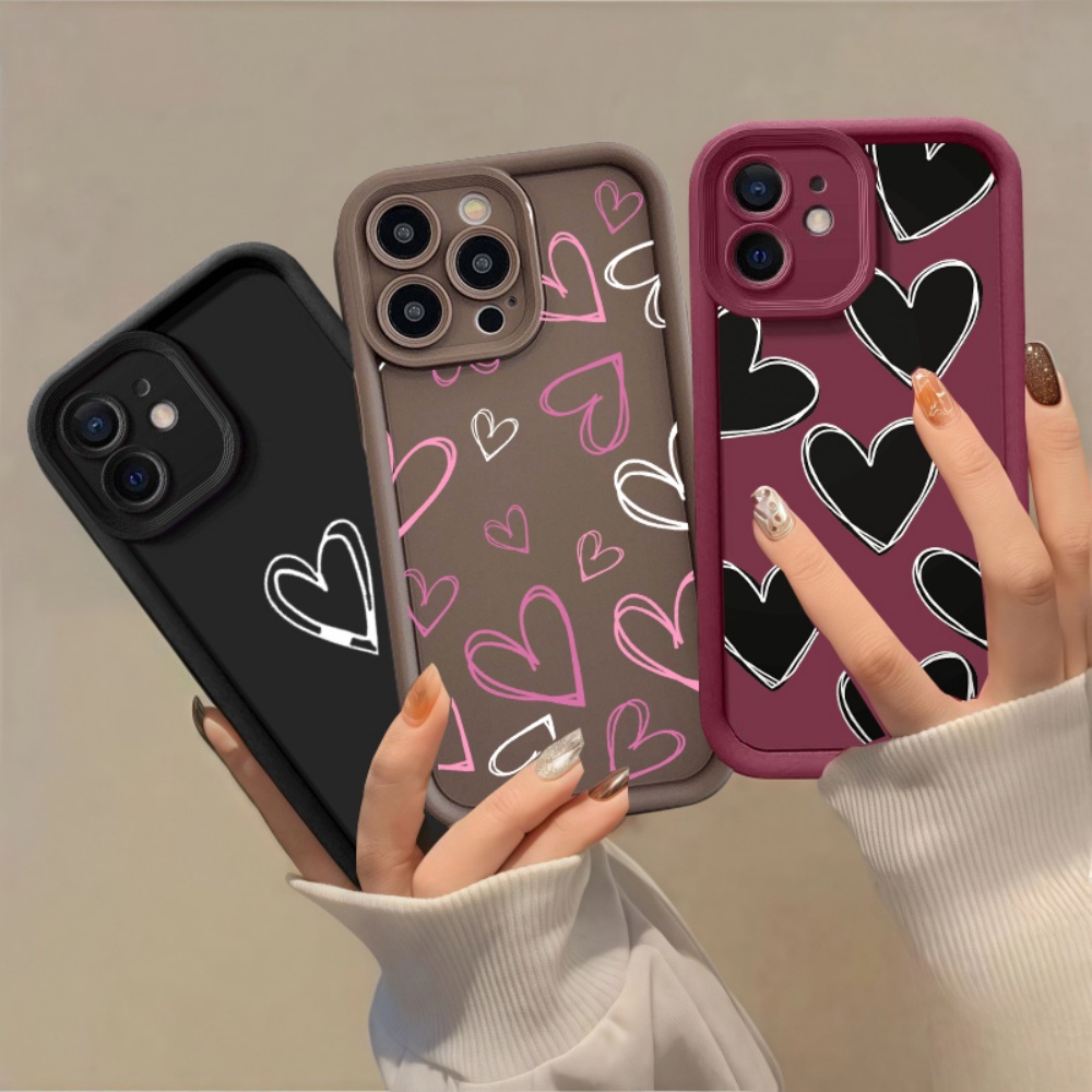Xiaomi Redmi Note 13 - Cute Y2K Love Heart Phone Case