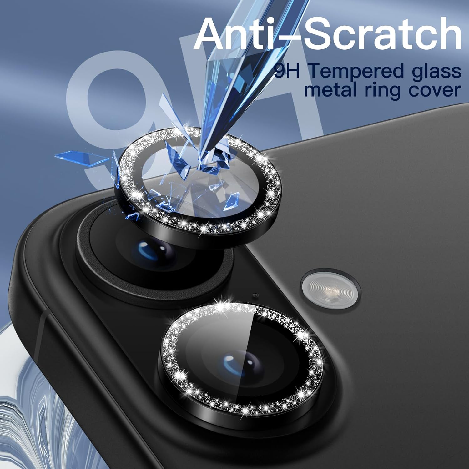 2-3Pcs Purple Bling Glitter Ca - Camera Lens Protector review and price