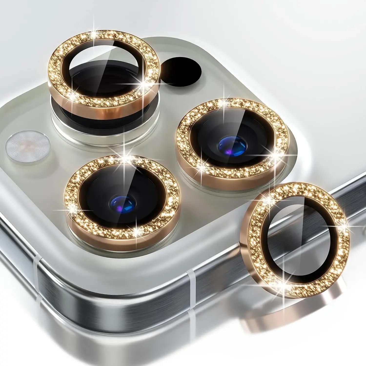 2-3Pcs Purple Bling Glitter Ca - Camera Lens Protector review and price