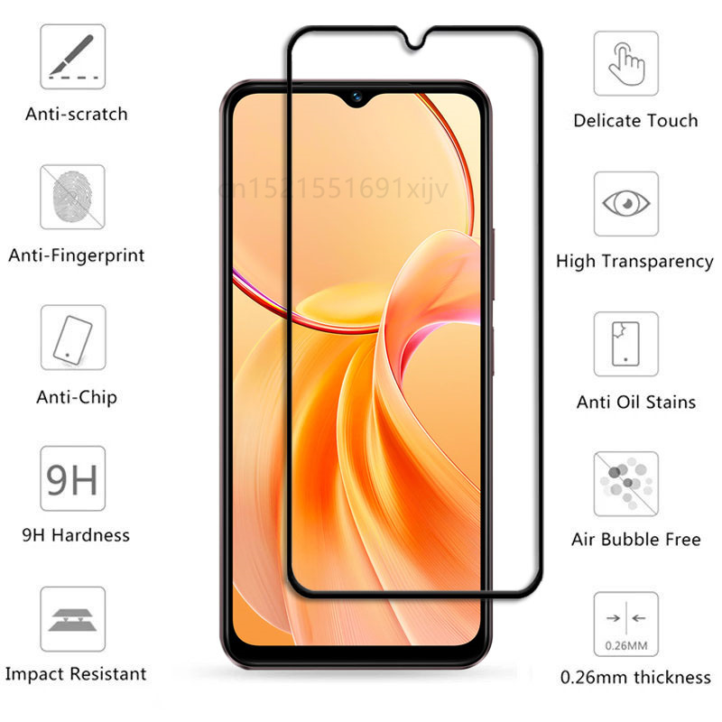 6in1 Glass For Vivo Y28s Full  - Vivo Y28 review and price