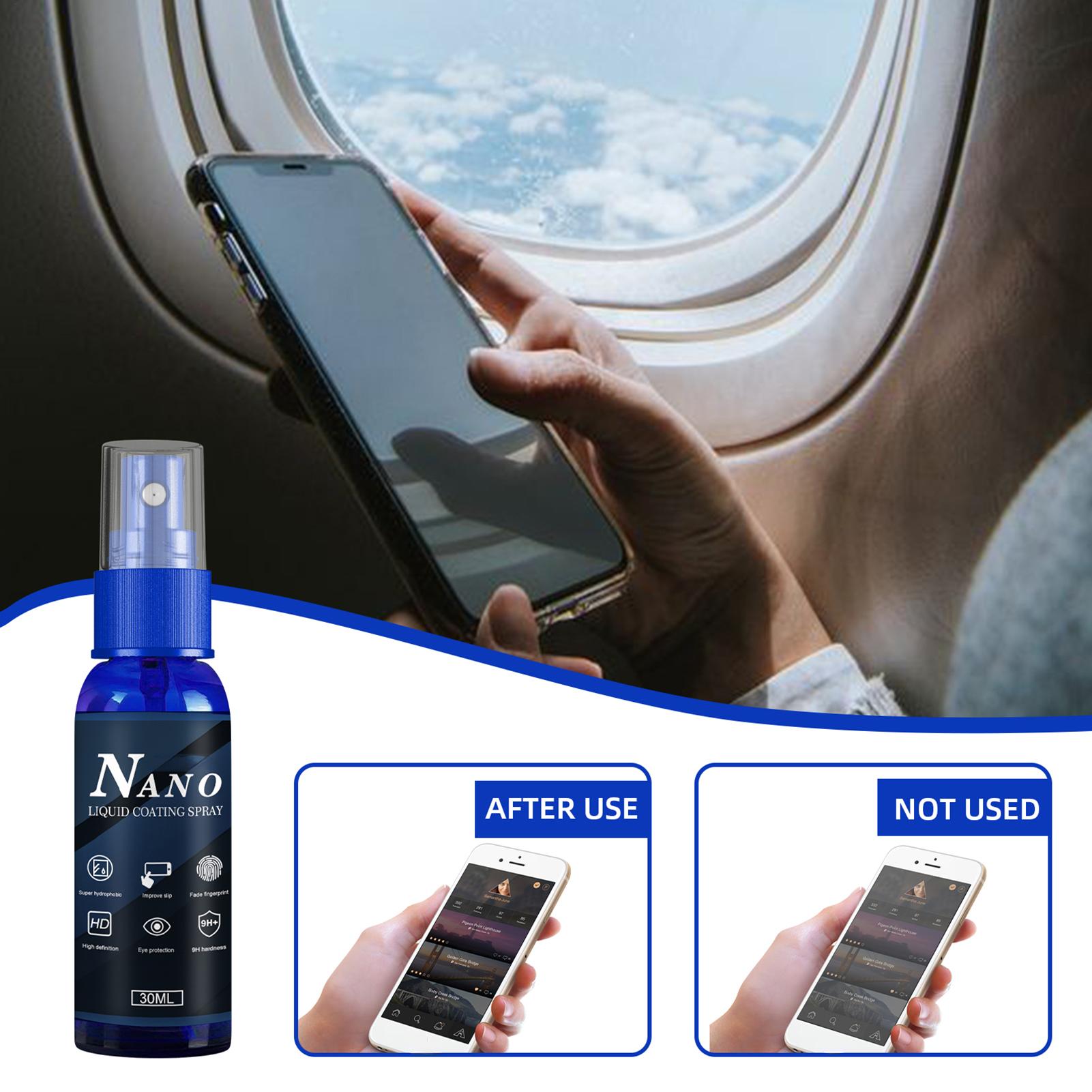 Liquid Screen Protector Spray  - Oleophobic Coating Spray review and price