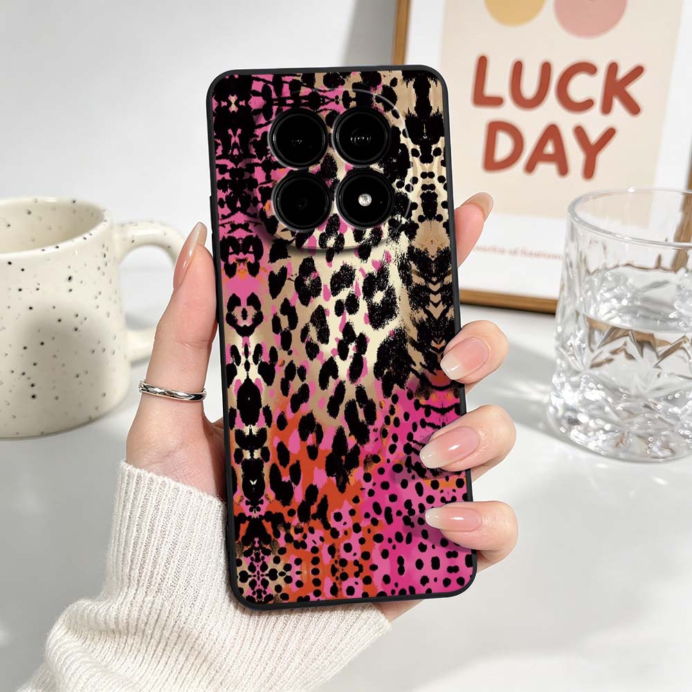 Pink Black Leopard Print For X - Xiaomi Redmi Note 13 review and price