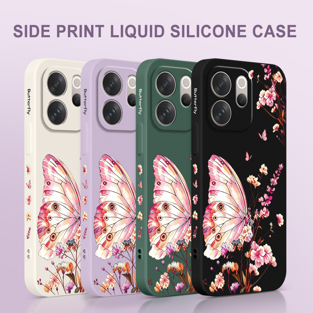 Butterfly Sprig Phone Case For - Vivo V40 review and price